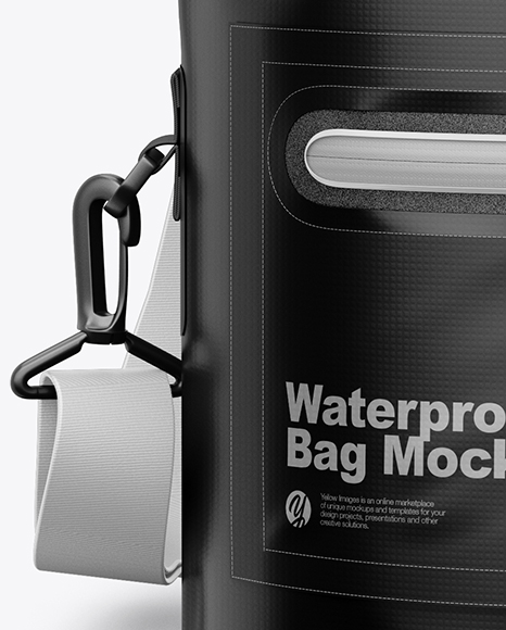 Download Waterproof Bag Mockup in Apparel Mockups on Yellow Images ...