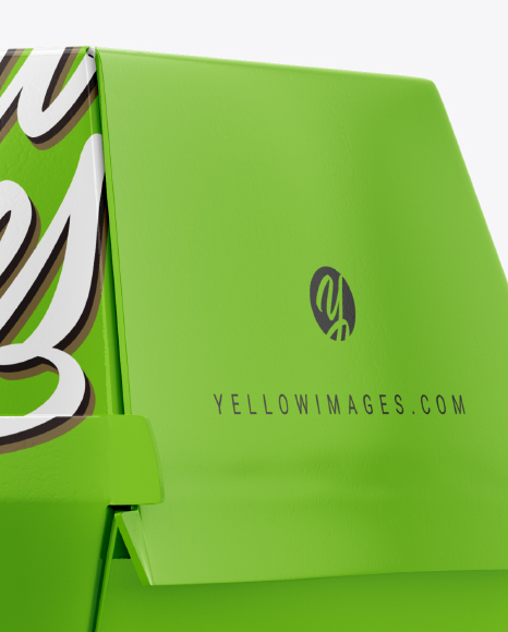 Glossy Lunch Box Mockup In Box Mockups On Yellow Images Object Mockups