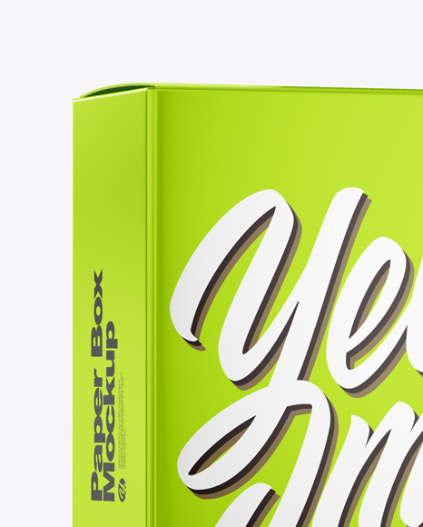 Paper Box Mockup PSD #2