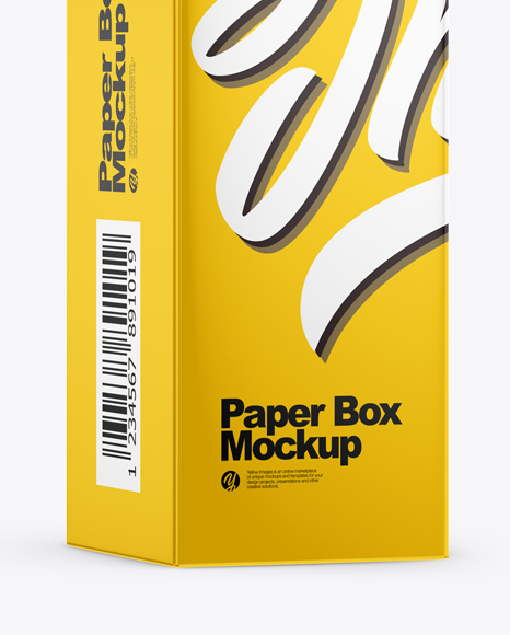 Paper Box Mockup PSD #1
