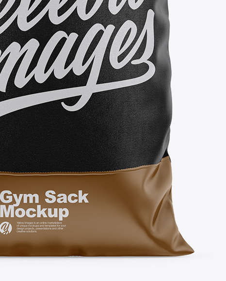 Download Matte Gym Sack Mockup in Apparel Mockups on Yellow Images ...