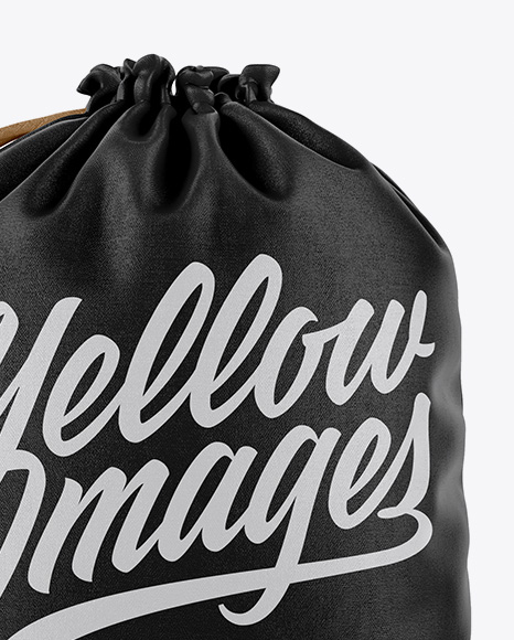 Matte Gym Sack Mockup In Apparel Mockups On Yellow Images Object Mockups