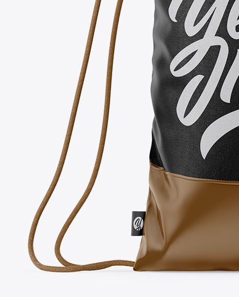 Matte Gym Sack Mockup