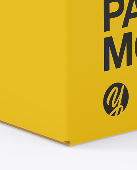 Paper Box Mockup PSD #1