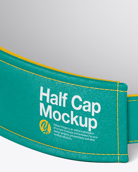 Half Cap Mockup In Apparel Mockups On Yellow Images Object Mockups