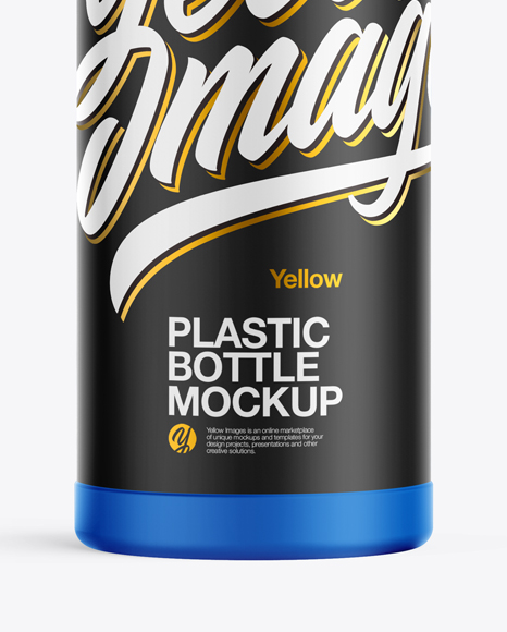 Matte Plastic Bottle Mockup PSD #1