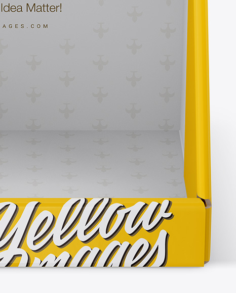 Glossy Display Box Mockup PSD #1