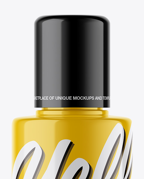 Glossy Cosmetic Bottle Mockup PSD #2
