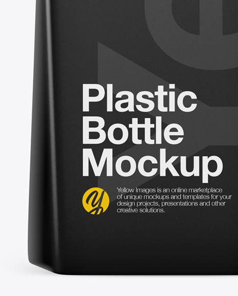 Plastic Bottle Mockup PSD #1