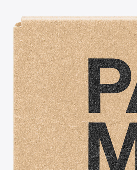 Two Kraft Boxes Mockup PSD #2