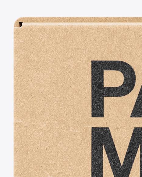 Two Kraft Boxes Mockup PSD #2