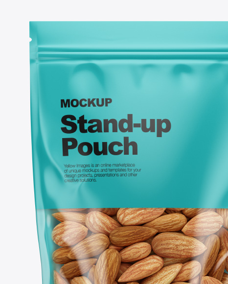 Matte Stand Up Pouch Mockup PSD #2