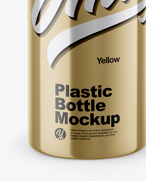 Metallic Cosmetic Bottle Mockup PSD #4