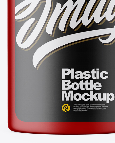 Matte Bottle Mockup PSD #1