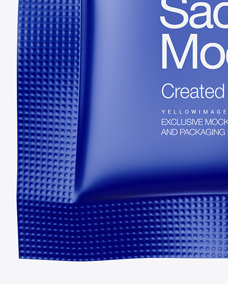 Matte Sachet Mockup PSD #7