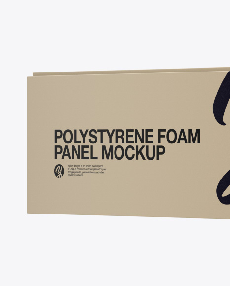 Polystyrene Foam Panel Mockup