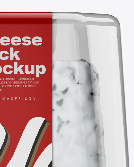 Plastic Container W  Cheese Mockup PSD #7