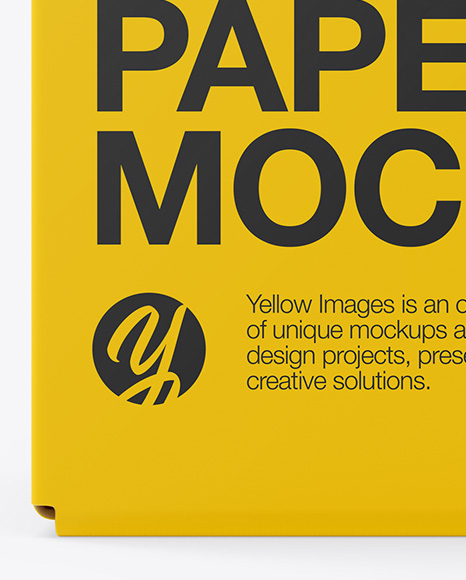 Paper Box Mockup PSD #1