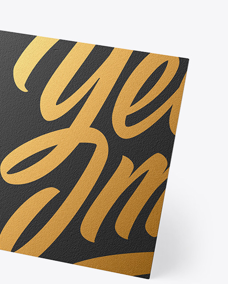 Textured Business Card Mockup PSD #1