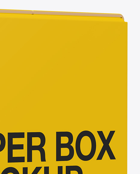 Paper Box Mockup PSD #2