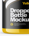 100ml Glossy Dropper Bottle Mockup