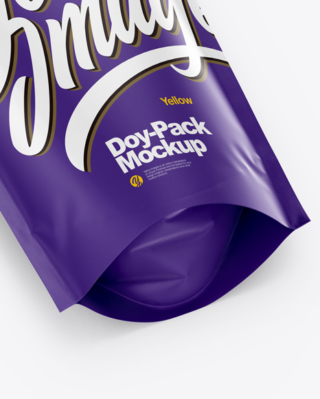 Download Matte Doy Pack Mockup In Packaging Mockups On Yellow Images Object Mockups PSD Mockup Templates