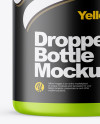 120ml Matte Dropper Bottle Mockup