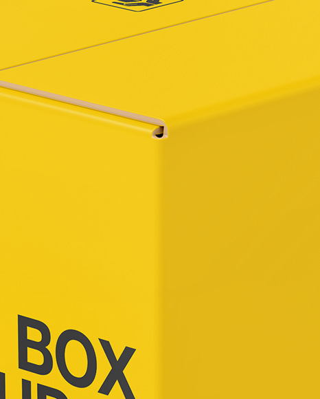 Paper Box Mockup PSD #1
