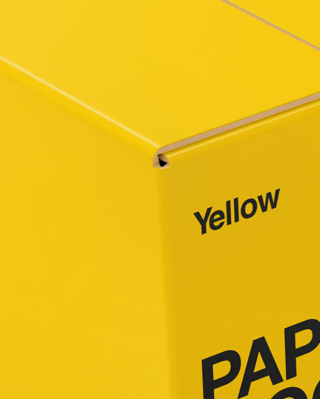 Paper Box Mockup PSD #1