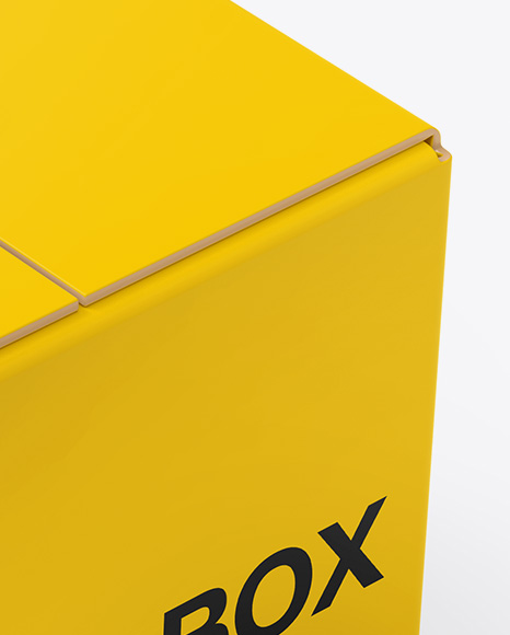 Paper Box Mockup PSD #2