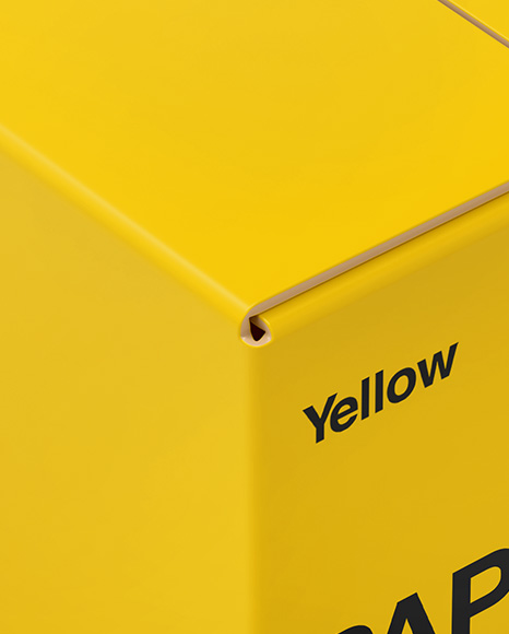 Paper Box Mockup PSD #1