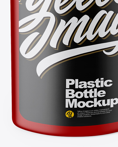 Matte Bottle Mockup PSD #4