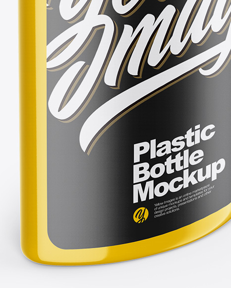 Glossy Bottle Mockup PSD #4