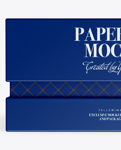 Matte Paper Box Mockup PSD #2