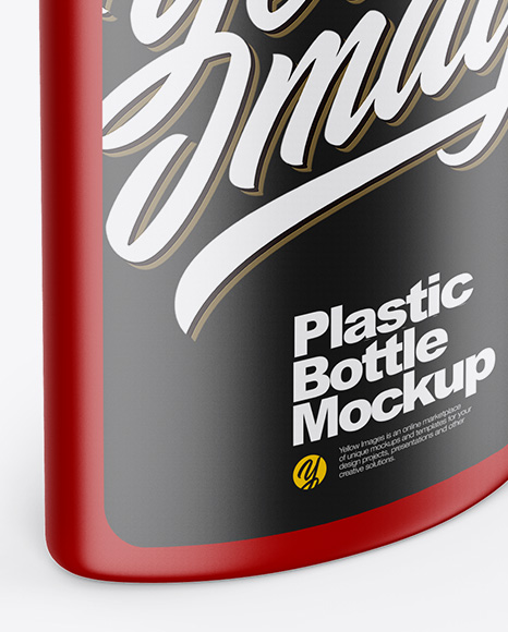 Matte Bottle Mockup PSD #4