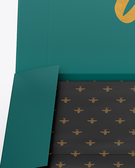 Opened Matte Box Mockup PSD #1