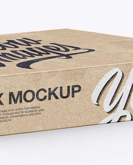 Kraft Box Mockup