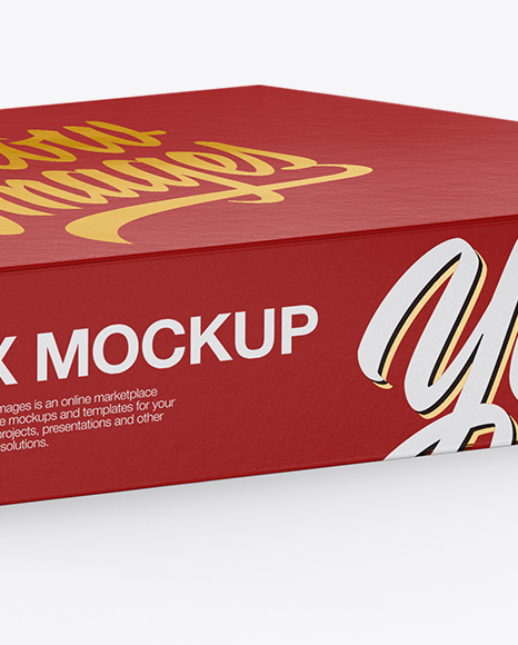 Download Textured Box Mockup In Box Mockups On Yellow Images Object Mockups