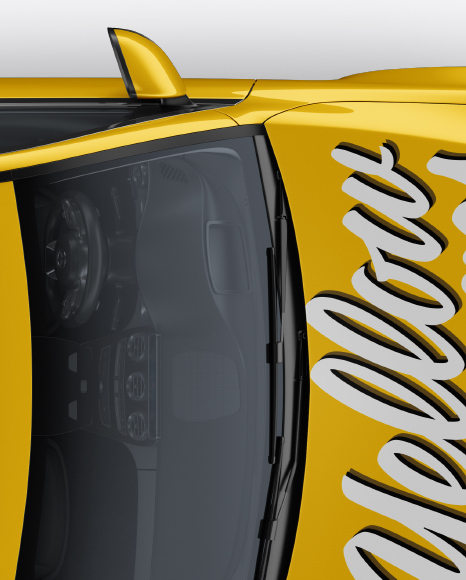Download Free Compact Executive Sedan Mockup Top View In Vehicle Mockups On PSD Mockups