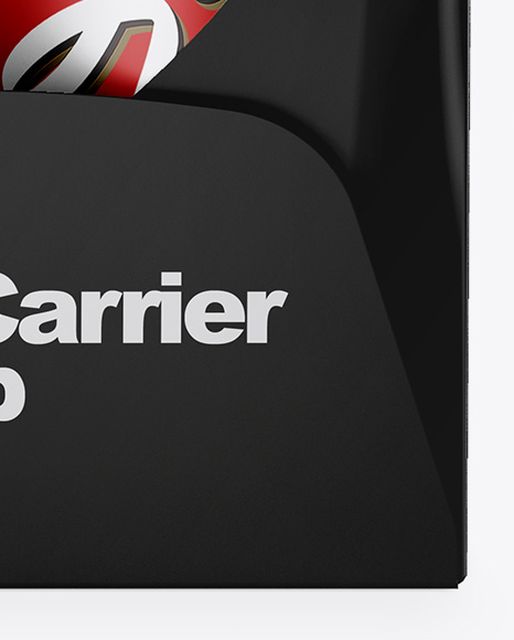 Matte 4 Pack Paper Carrier Mockup PSD #6