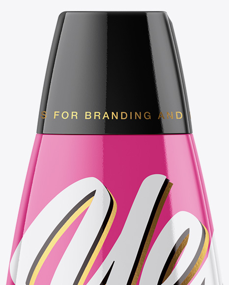 Cosmetic Glossy Bottle Mockup