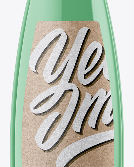 Cosmetic Glossy Bottle Mockup