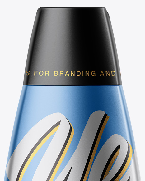 Cosmetic Metallic Bottle Mockup