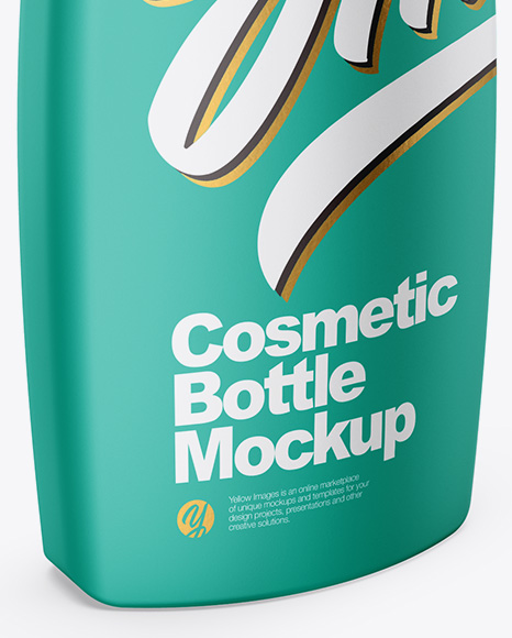 Cosmetic Matte Bottle Mockup