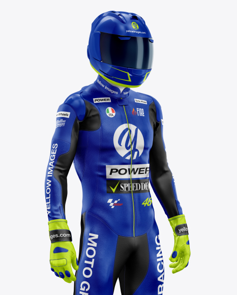 Download Motogp Racing Kit Mockup In Apparel Mockups On Yellow Images Object Mockups