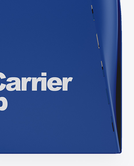 Glossy 4 Pack Paper Carrier Mockup PSD #6