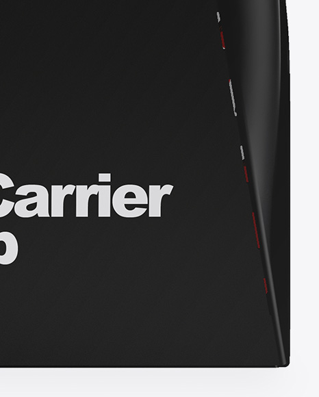 Matte 4 Pack Paper Carrier Mockup PSD #6