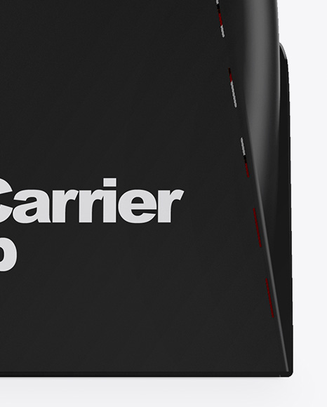 Matte 4 Pack Paper Carrier Mockup PSD #6