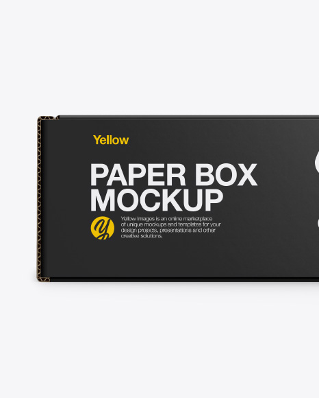 Paper Box Mockup PSD #5