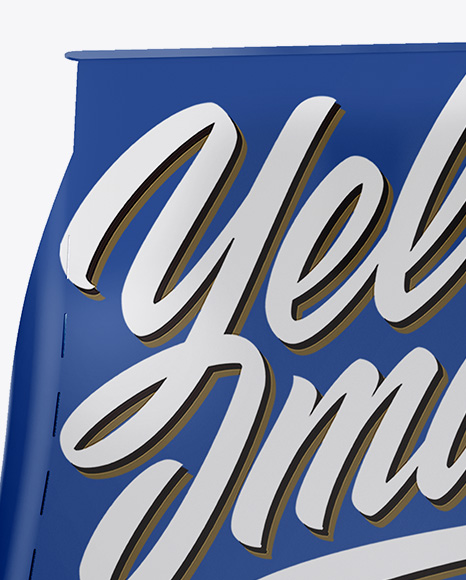 Glossy 4 Pack Paper Carrier Mockup PSD #1